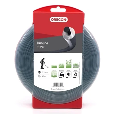 Image of Oregon 533742 Trimmer Line for Over Grown Grass and Weeds, 3.5 mm x 40 M