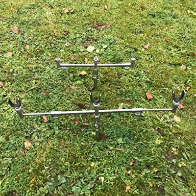 Image of 2 25 40cm Rod Buzz Bars + T BAR 20 30CM Fishing Bank sticks 3 U Rests