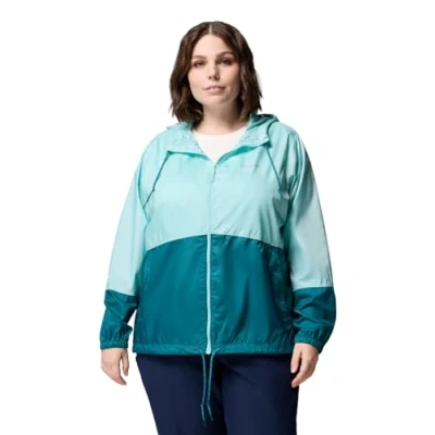 Image of Columbia Flash FORWARD Windbreaker, Women&#039;s, Size: XL, Spray/river blue