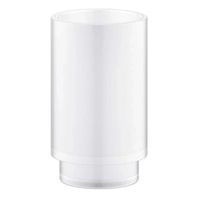 Image of GROHE Selection White Glass Chrome 41029000