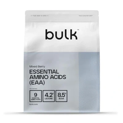 Image of Bulk Pure Essential Amino Acids Powder, Mixed Berry, 500 g, 33 Servings, Packaging May Vary