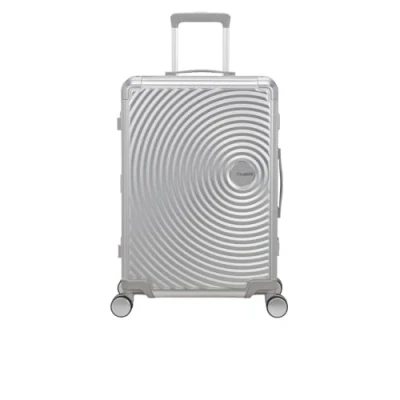 Image of American Tourister Soundbox Alu Large Check in Silver