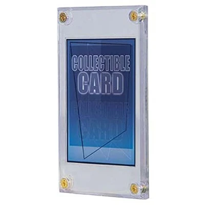 Image of Ultra Pro 1/4&quot; Screwdown Recessed Trading Card Holder (Packaging May Vary),Plastic, Clear
