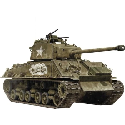 Image of Rye Field Model 5092 M4A3 76W HVSS Early Type Thunderbolt VII Scale 1:35 Building Plastic Kit