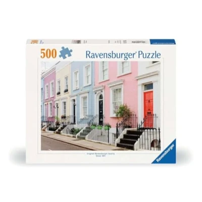 Image of Ravensburger 12000304 Colourful London Townhouse 500 pieces jigsaw Puzzle for adults and kids age 12 years up,