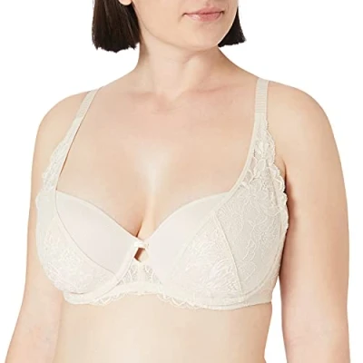 Image of Triumph Women&#039;s Amourette Charm WP03 Wired Padded Bra, Creamy Dream, 32B
