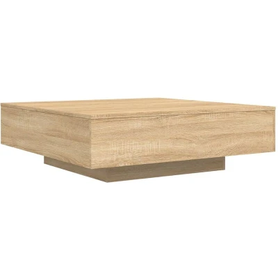 Image of vidaXL Coffee Table Sonoma Oak 100x100x31 cm Engineered Wood