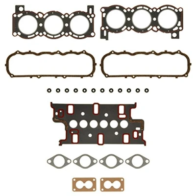 Image of 5005216, 801929, A79SX6014AA, A79SX6014CA Gasket Set, cylinder head AJUSA 52090100 with gasket, valve stem seals FIBERMAX