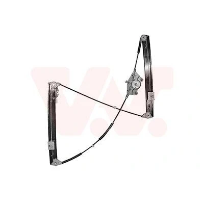 Image of 8E0837461, 8E0837461A, 8E0837461B, 8E0837461C Window regulator VAN WEZEL 0325261 Left Front electric without motor AUDI: A4 B7 Avant