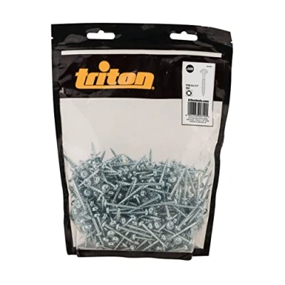 Image of Triton Zinc Pocket Hole Screws Washer Head Coarse P/HC 8 x 1 1/4&quot; 500pk