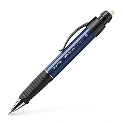 Image of Faber Castell Grip Plus 07 Pencil Metallic Blue ( 1 piece )