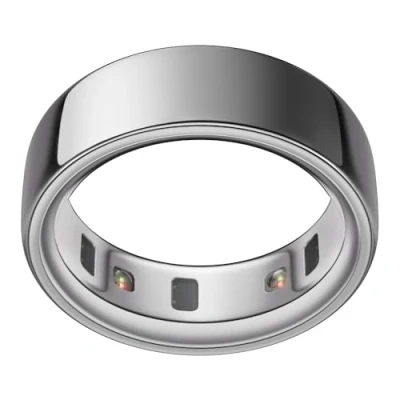 Image of OURA Ring 4 Silver, Size 9, Silver/Grey