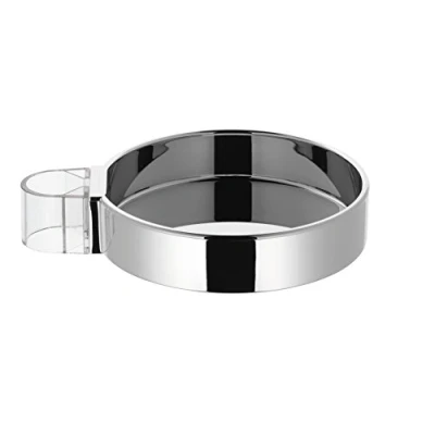 Image of Hansgrohe HG28642000 Casetta C Chrome Soap Dish to fit onto a Shower Riser