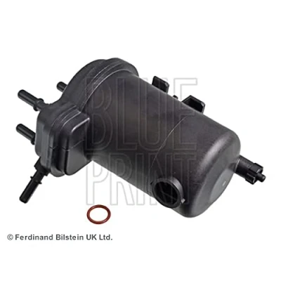Image of 164004298R, 7701061577, 8200186218, 8200458424, 8671017373 Fuel Filter BLUE PRINT ADR162311 In Line Filter, with water drain screw seal ring