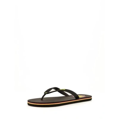 Image of Reef Mens Seaside Brazil Sandals Black Size UK 6
