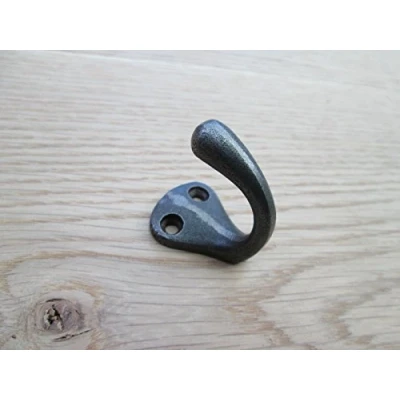 Image of IRONMONGERY WORLD® Antique CAST Iron Coat Hooks/Old Vintage HAT Hanging PEGS AI (AI 3035 Single Robe Hook)