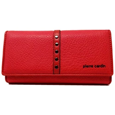 Image of Pierre Cardin Women&#039;s Wallet, Beautiful, Large, Spacious, Leather, Gift, Wallet with Coin Purse, banknote Holder, Girl