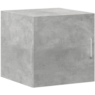 Image of vidaXL Wall Cabinet Concrete Grey 40x42.5x40 cm Engineered Wood