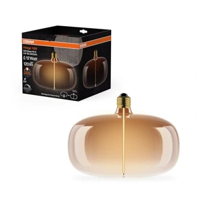 Image of OSRAM LED Vintage Big Elipse E27 4W 818 Filament brown dimmable
