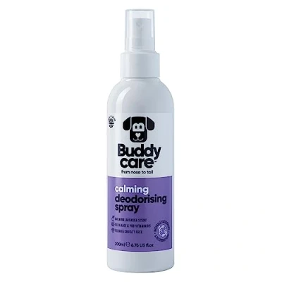Image of Buddycare Dog Deodorising Spray for Dogs With Aloe Vera and Pro Vitamin B5 (Calming Lavender, 200ml)