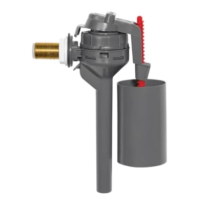 Image of Wirquin Topy 3/8 inch 10mm Brass Side Entry Inlet Float Valve 16300501, Multi Colour