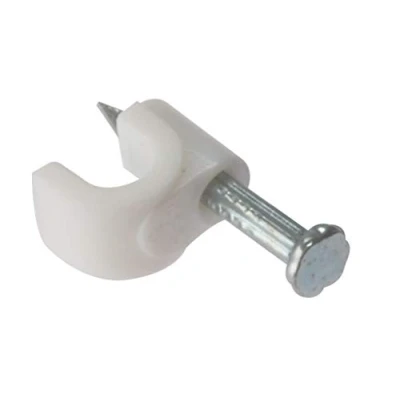 Image of Forgefix RCC45W Round Cable Clip White
