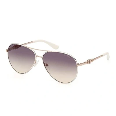 Image of Sunglasses Guess Gu7885 h col. 21p Woman Pilot White