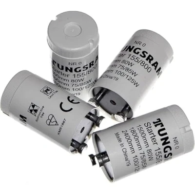 Image of LumenEco Starters for 75 125 Watt T12 Single Fluorescent Tube Lights 240v 155/800 4 PACK