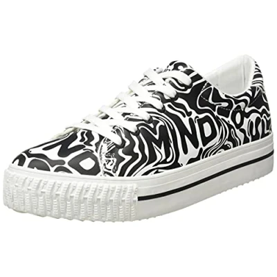 Image of Desigual Women&#039;s Shoes_Street_Marble Sneaker, White, 6.5 UK
