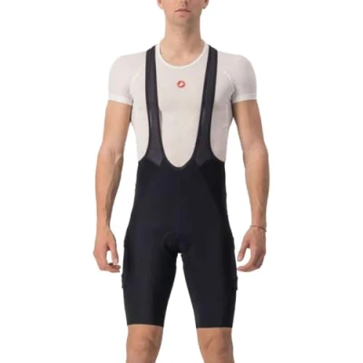 Image of CASTELLI 4523564 010 UNLTD TH BIBSHORT Short Cycling Dungarees Men&#039;s Black Size XXL