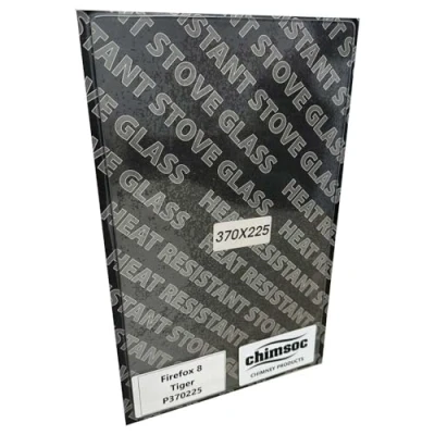 Image of Chimsoc Replacement Stove Glass Firefox 8 / Tiger (370mm x 225mm Rectangular)