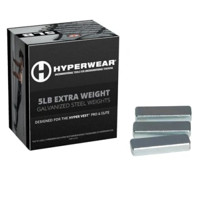 Image of HYPERWEAR Booster Pack for Hyper Vest PRO Weighted Vests Set of 35 Extra Weights (5lbs Total)