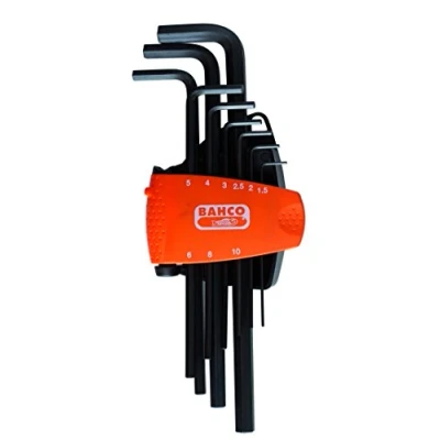 Image of Bahco BE 9588 Hexagon Offset Screwdriver Set, Black/Orange