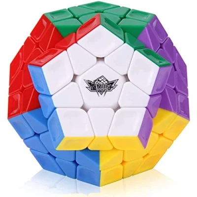 Image of ROXENDA Dodecahedron Cube, Pentagon Speed Cube Easy Turning &amp; Smooth Play (Stickerless)