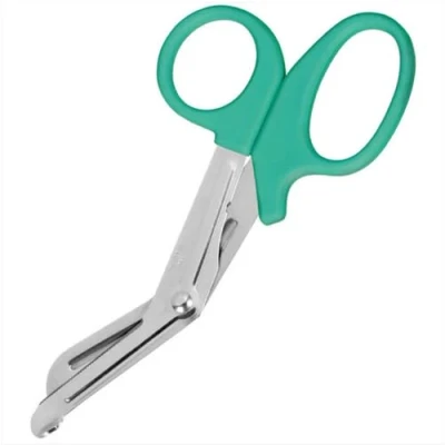 Image of Tuff Cut Scissors Tough Shears First Aid Nurse Paramedic Emergency EMT for Nurses, Doctors, Firefighters, Paramedics (Teal, Small 5.5&#039;&#039;)