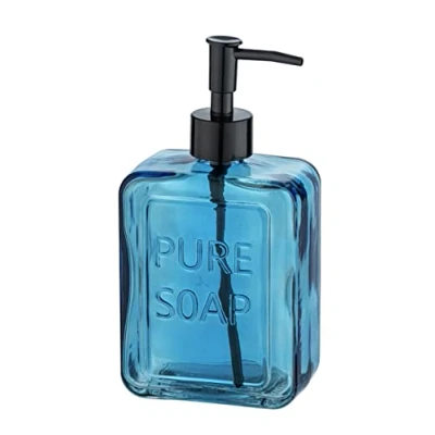 Image of WENKO Pure Soap Dispenser Blue 0.55 L