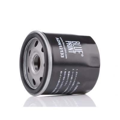 Image of 1520800Q1J Oil Filter BLUE PRINT ADN12133 with seal ring Spin on RENAULT: Megane 3 Coupe, 4, Kadjar, NISSAN: Qashqai 2