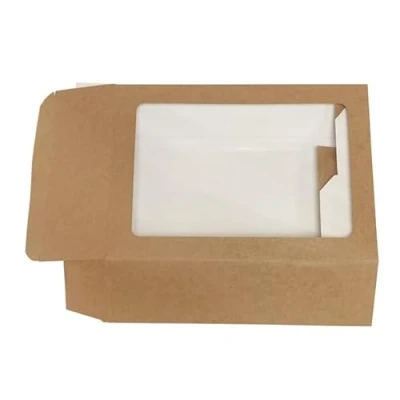 Image of Fiesta Recyclable Platter Box with PET Window (Pack 25)