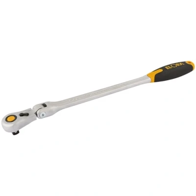Image of Elora Quick Release Soft Grip Ratchet with Flexible Head, 1/2&quot; Sq. Dr., 430mm