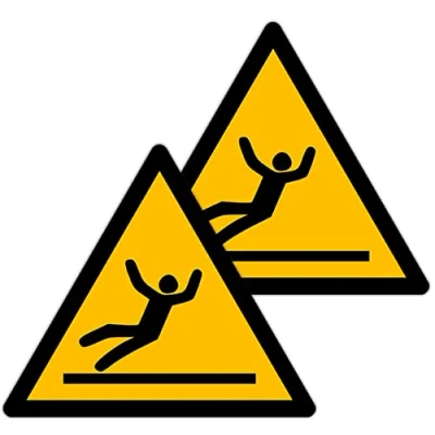 Image of Becral Slip sticker/Triangle Sign W011 approved, ASR A1.3, DIN EN ISO 7010 polyester Yellow black