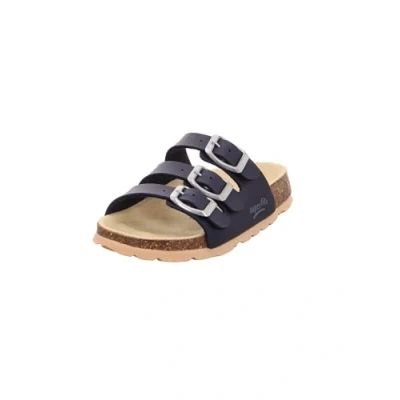 Image of Superfit Footbed Sandals, Blue Black, 7 UK