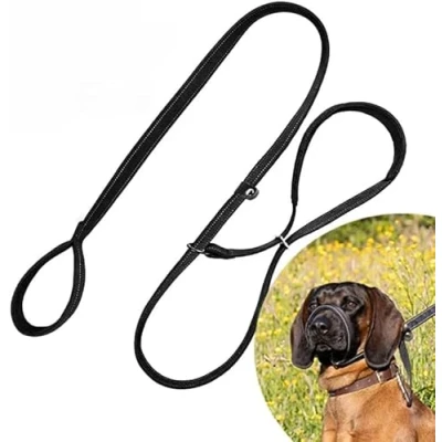 Image of Dog Head Collar, No Pull Collar for Dogs, Training Tool Dogs on Walks, Adjustable Lead 2m Small, Medium and Large