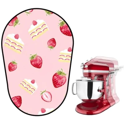 Image of Mixer Sliding Mat Compatible with Kitchen aid 6/7/8 Quart Bowl Lift Stand Mixer, KN256WW Attachment