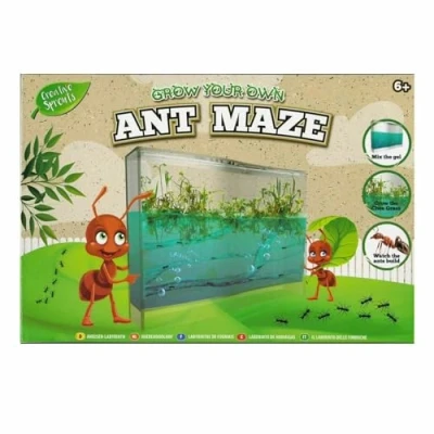 Image of Make Grow Your Own Ant Maze Kit Educational Observe Ecosystem Farm Colony Habitat Kids Stem Learning Project 6+