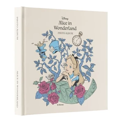 Image of Grupo Erik Disney Alice in Wonderland Photo Album Self Adhesive Polaroid 6.3 x inches 16 cm 11 Double Sided Pages Hardcover Instax Gifts