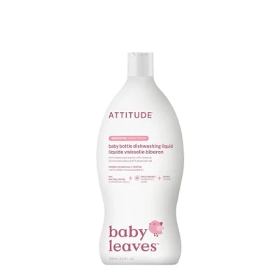 Image of ATTITUDE Baby Washing Up Liquid and Bottle Cleaner, EWG Verified Dishwashing Liquid, No Added Dyes or Fragrances, Tough on Milk Residue Grease, Vegan, Unscented, 700 mL