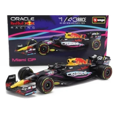 Image of F1 B19 Formula 1 2023 Miami GP Model Car DieCast Scale 1/43 12 cm Bburago 38082