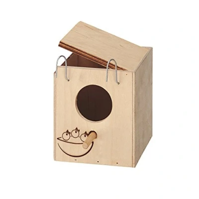 Image of Ferplast Bird Box, House Nesting Nest Birds, FSC Wood