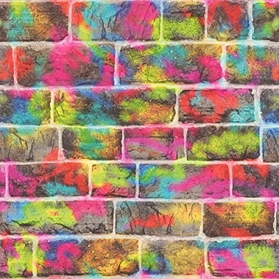 Image of Rasch paperhangings 291407 &quot;Kids and Teens II Line Pattern&quot; Paper Wallpaper, Multi Colour