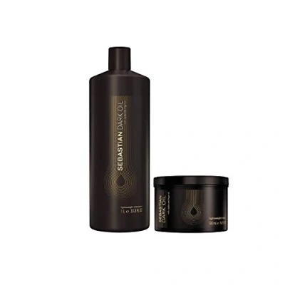Image of Sebastian Dark Oil Shampoo 1000 ml + Mask 500